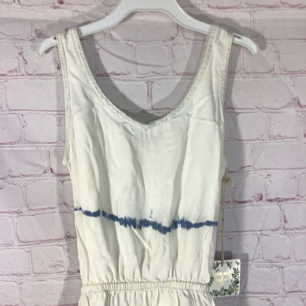 Chelsea & Violet Girls Blue and White Tie Dye Dress - Size 12 - Picture 2 of 10